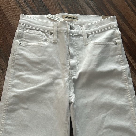 Madewell Petite High Rise Perfect Vintage Jeans NE622 Tile White 26 Petite - Picture 4 of 6